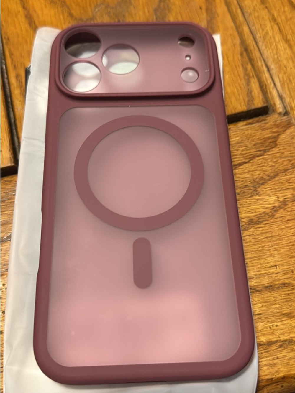 MagSafe-Compatible Phone Case - Plum Pink